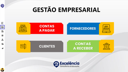 Power Apps Desktop - Tela de menu do controle financeiro